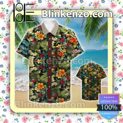 Gucci, Shirts, Gucci Tropical Hawaiian Shirt