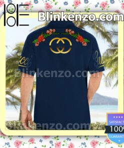 Gucci Wofl Navy Luxury Beach Shirts, Swim Trunks b