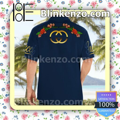 Gucci Wofl Navy Luxury Beach Shirts, Swim Trunks b