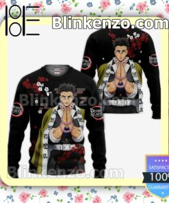Gyomei Himejima Demon Slayer Anime Japan Style Personalized T-shirt, Hoodie, Long Sleeve, Bomber Jacket a