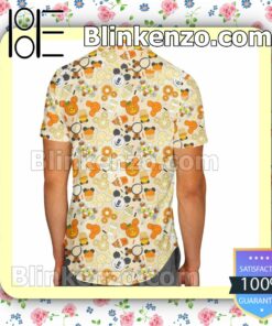 Halloween Snacks Disney Cartoon Graphics Inspired Summer Hawaiian Shirt, Mens Shorts a