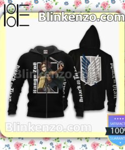 Hange Zoe Attack On Titan Anime Personalized T-shirt, Hoodie, Long Sleeve, Bomber Jacket