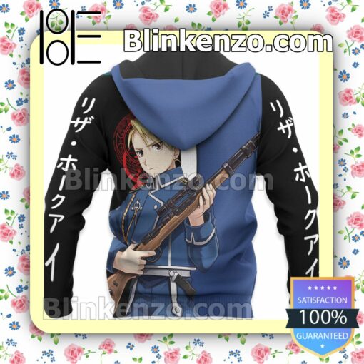Hawkeye Riza Fullmetal Alchemist Anime Personalized T-shirt, Hoodie, Long Sleeve, Bomber Jacket x