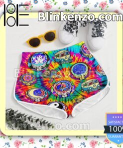 Hippie Grateful Dead Tiedye Summer Hawaiian Shirt a