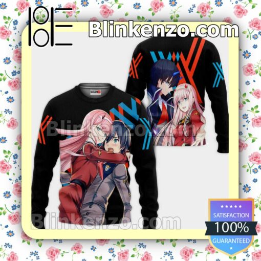 Hiro and Zero Two Darling In The Franxx Anime Personalized T-shirt, Hoodie, Long Sleeve, Bomber Jacket a