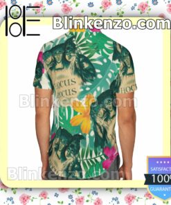 Hocus Pocus Flowery  Summer Hawaiian Shirt, Mens Shorts a