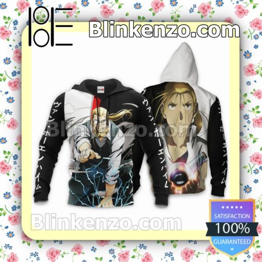 Hohenheim Van Fullmetal Alchemist Anime Personalized T-shirt, Hoodie, Long Sleeve, Bomber Jacket b