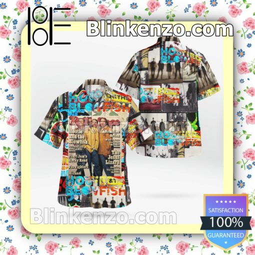 Hootie & the Blowfish Rock Band  Summer Hawaiian Shirt, Mens Shorts
