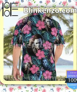 Horror Characters Halloween Michael Myers Tropical Summer Shirts a