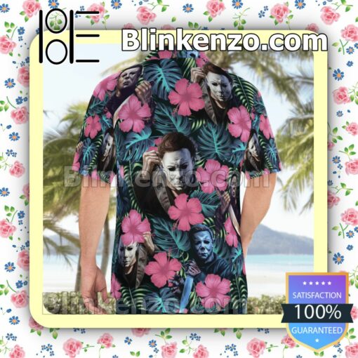 Horror Characters Halloween Michael Myers Tropical Summer Shirts a