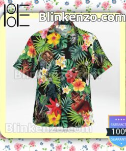 Horror Characters Movie Tropical Summer Shirts a