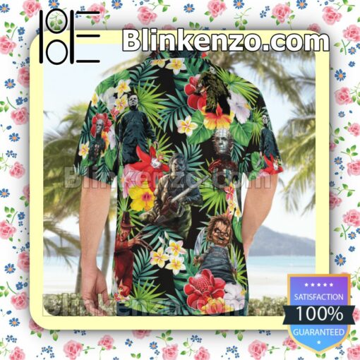 Horror Characters Movie Tropical Summer Shirts c