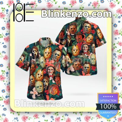 Horror Characters Tropical Summer Shirts