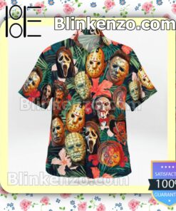 Horror Characters Tropical Summer Shirts a