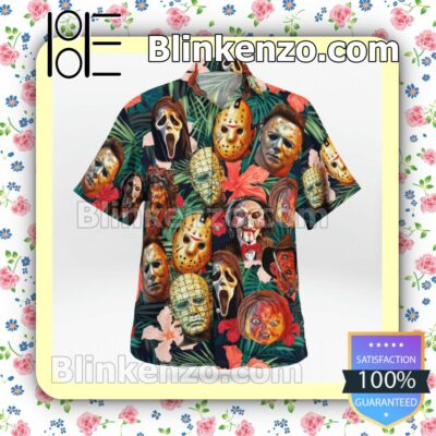 Horror Characters Tropical Summer Shirts a