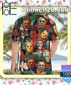 Horror Characters Tropical Summer Shirts c