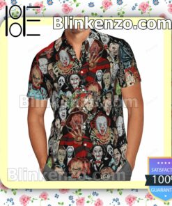Horror Movie Characters Summer Shirts a