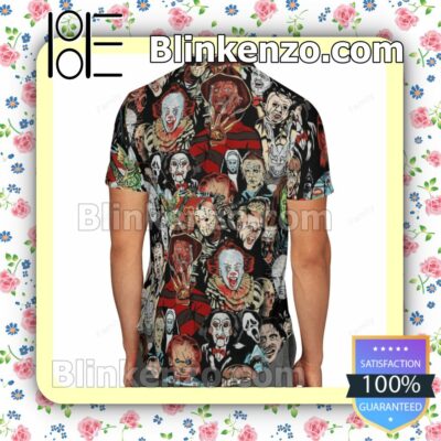 Horror Movie Characters Summer Shirts b