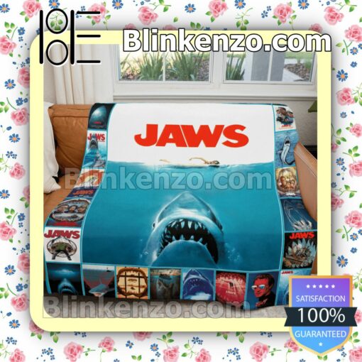 Horror Movie Jaws Customized Handmade Blankets c