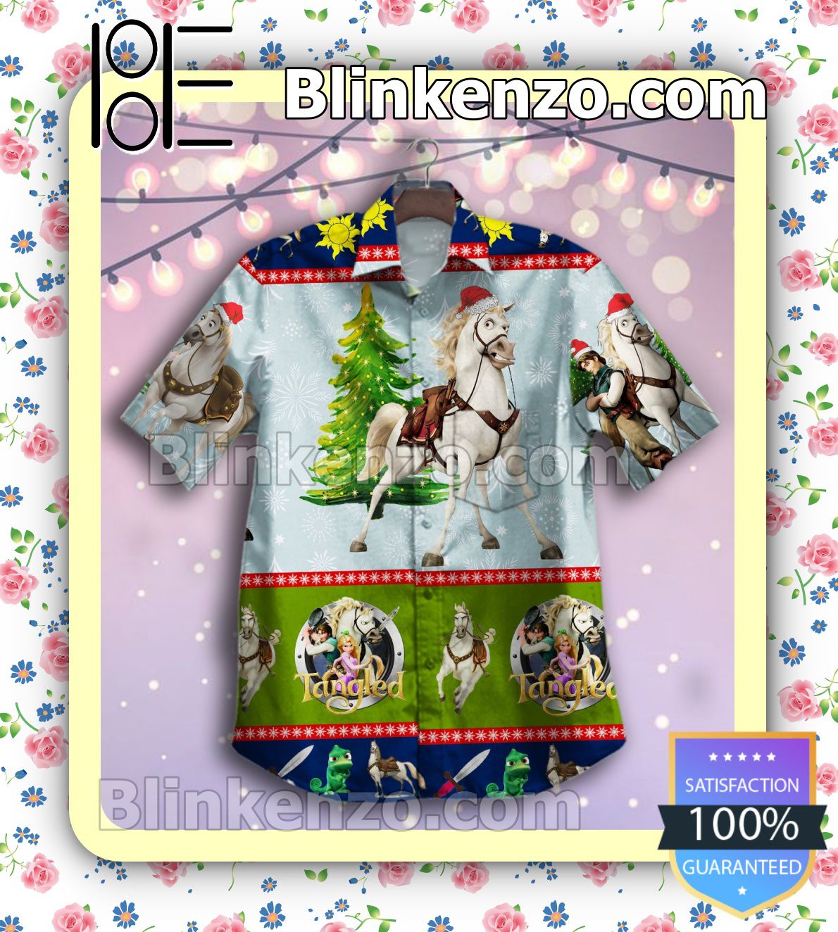 Luxury Horse Tangled Christmas Summer Shirts