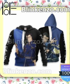 Hughes Maes Fullmetal Alchemist Anime Personalized T-shirt, Hoodie, Long Sleeve, Bomber Jacket b