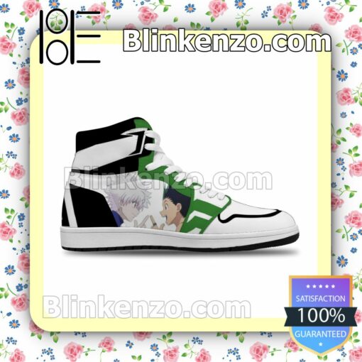 Hunter X Hunter Gon And Killua Air Jordan 1 Mid Shoes a