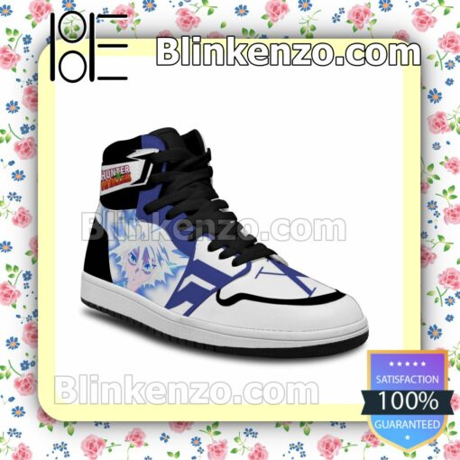 Hunter X Hunter Gon And Killua Custom Anime Air Jordan 1 Mid Shoes b