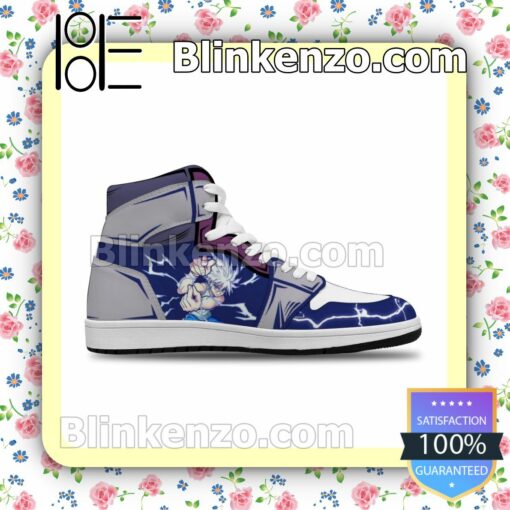 Hunter X Hunter Killua Air Jordan 1 Mid Shoes a