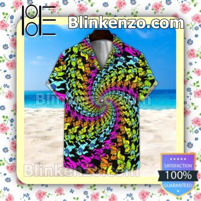 Hypnotic Grateful Dead Bears Summer Hawaiian Shirt