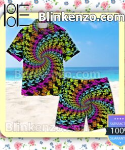 Hypnotic Grateful Dead Bears Summer Hawaiian Shirt c