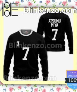 Inarizaki Atsumu Miya Uniform Number 7 Haikyuu Anime Personalized T-shirt, Hoodie, Long Sleeve, Bomber Jacket a