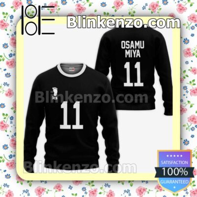 Inarizaki Osamu Miya Uniform Number 11 Haikyuu Anime Personalized T-shirt, Hoodie, Long Sleeve, Bomber Jacket a