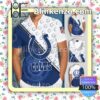 Indianapolis Colts Football Team Blue Summer Hawaiian Shirt, Mens Shorts