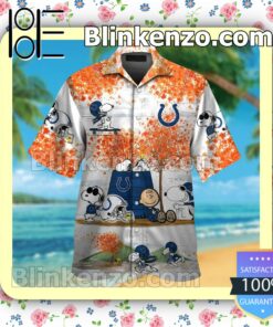 Indianapolis Colts Snoopy Autumn Mens Shirt, Swim Trunk