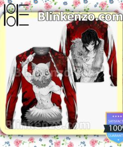 Inosuke Demon Slayer Anime Japan Art Personalized T-shirt, Hoodie, Long Sleeve, Bomber Jacket a