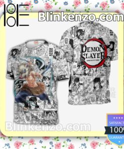 Inosuke Manga Mix Anime Demon Slayer Personalized T-shirt, Hoodie, Long Sleeve, Bomber Jacket c