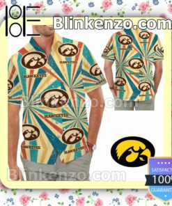 Iowa Hawkeyes Retro Vintage Style Mens Shirt, Swim Trunk