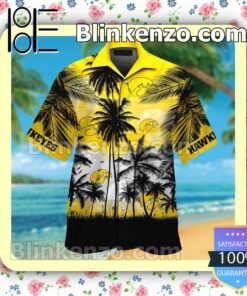 Iowa Hawkeyes Tropical Mens Shirt, Swim Trunk