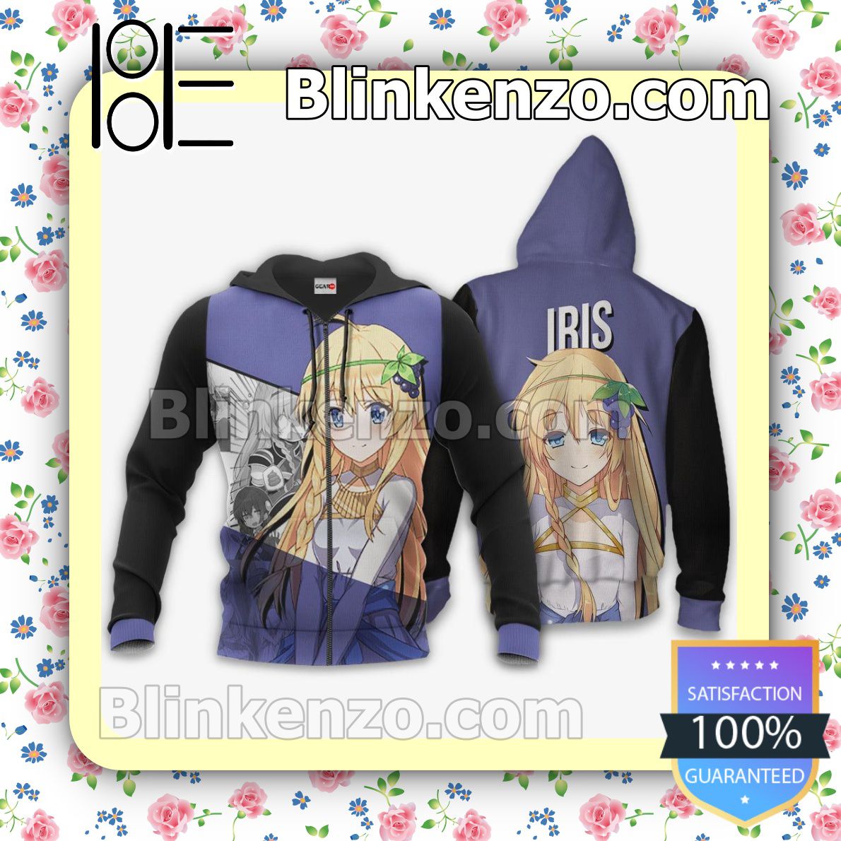 Iris KonoSuba Anime Personalized T-shirt, Hoodie, Long Sleeve, Bomber Jacket
