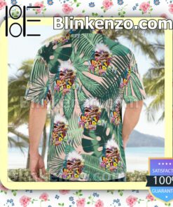 Iron Maiden Crunch Tropical Leaves Summer Shirts c