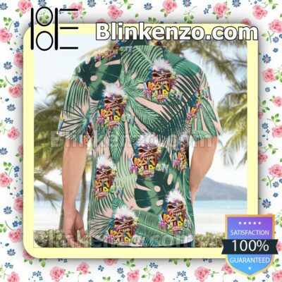 Iron Maiden Crunch Tropical Leaves Summer Shirts c