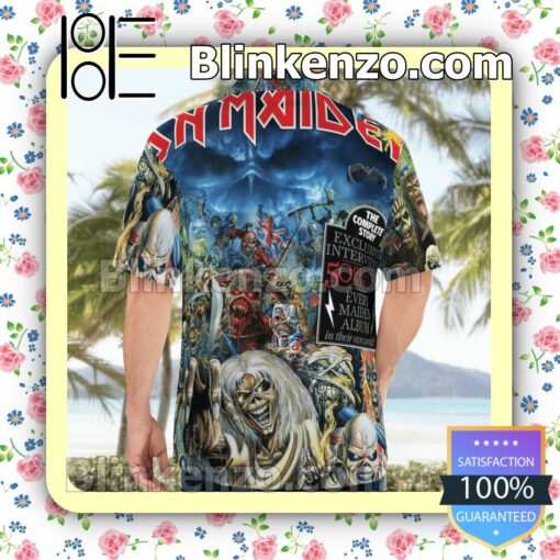 Iron Maiden The Complete Story Summer Shirts a