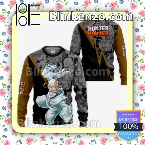 Isaac Netero Hunter x Hunter Anime Manga Personalized T-shirt, Hoodie, Long Sleeve, Bomber Jacket a