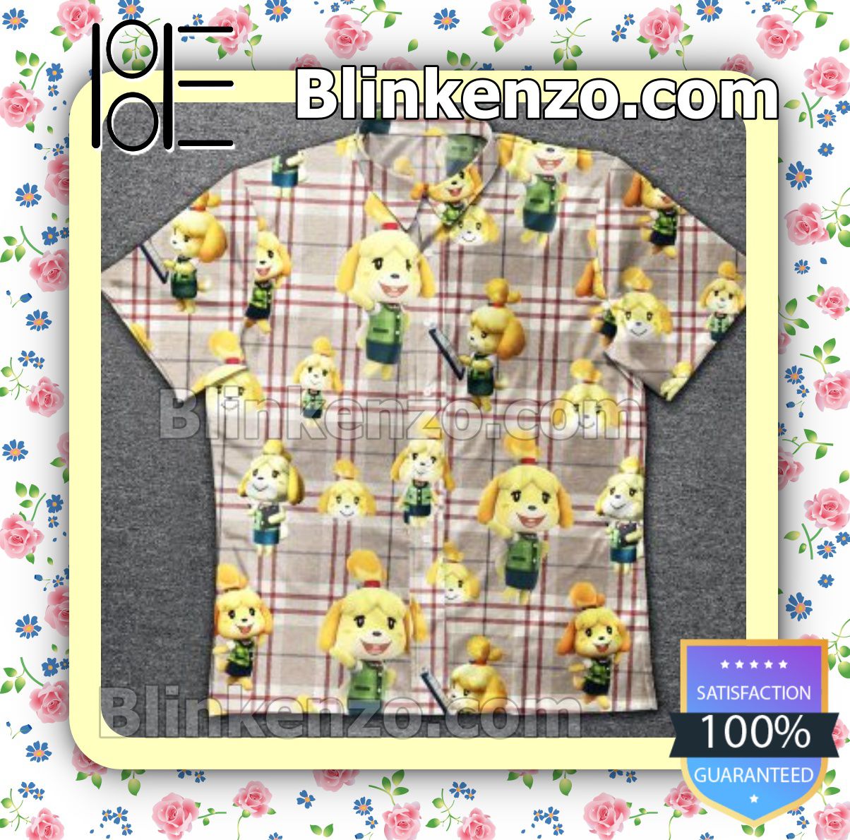 Excellent Isabelle Animal Crossing Plaid Summer Shirts