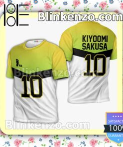 Itachiyama Kiyoomi Sakusa Uniform Number 10 Haikyuu Anime Personalized T-shirt, Hoodie, Long Sleeve, Bomber Jacket b