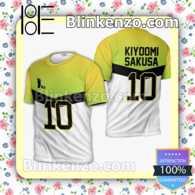 Itachiyama Kiyoomi Sakusa Uniform Number 10 Haikyuu Anime Personalized T-shirt, Hoodie, Long Sleeve, Bomber Jacket b