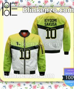 Itachiyama Kiyoomi Sakusa Uniform Number 10 Haikyuu Anime Personalized T-shirt, Hoodie, Long Sleeve, Bomber Jacket x