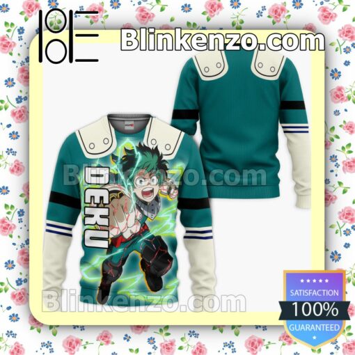 Izuku Midoriya Anime My Hero Academia Personalized T-shirt, Hoodie, Long Sleeve, Bomber Jacket a