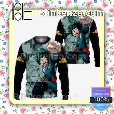 Izuku Midoriya My Hero Academia Anime Personalized T-shirt, Hoodie, Long Sleeve, Bomber Jacket a
