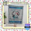 Jack And Sally It's Plain To See We're Simply Meant To Be Customized Handmade Blankets